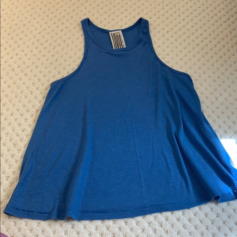 Free People cobalt blue tank top